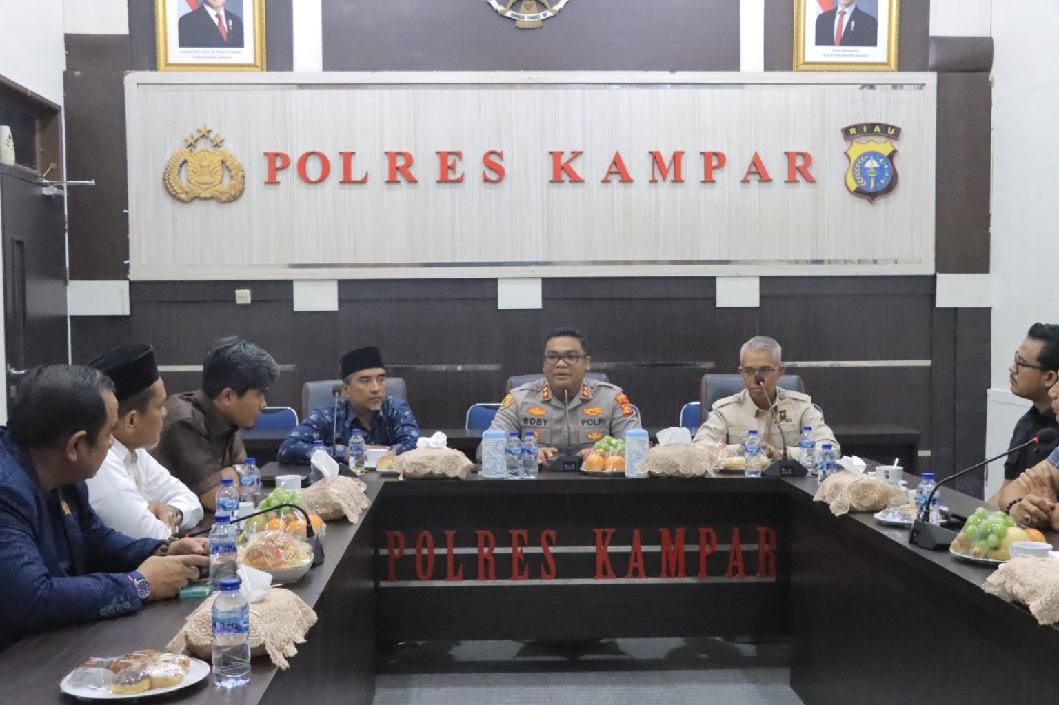 Polres Kampar Terima Kunjungan Komisi I DPRD, Sepakat Tingkatkan Kolaborasi Jaga Kamtibmas dan Berantas Kejahatan